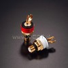 High End Performance RCA Terminal Socket, Color ring: White/ per 2
